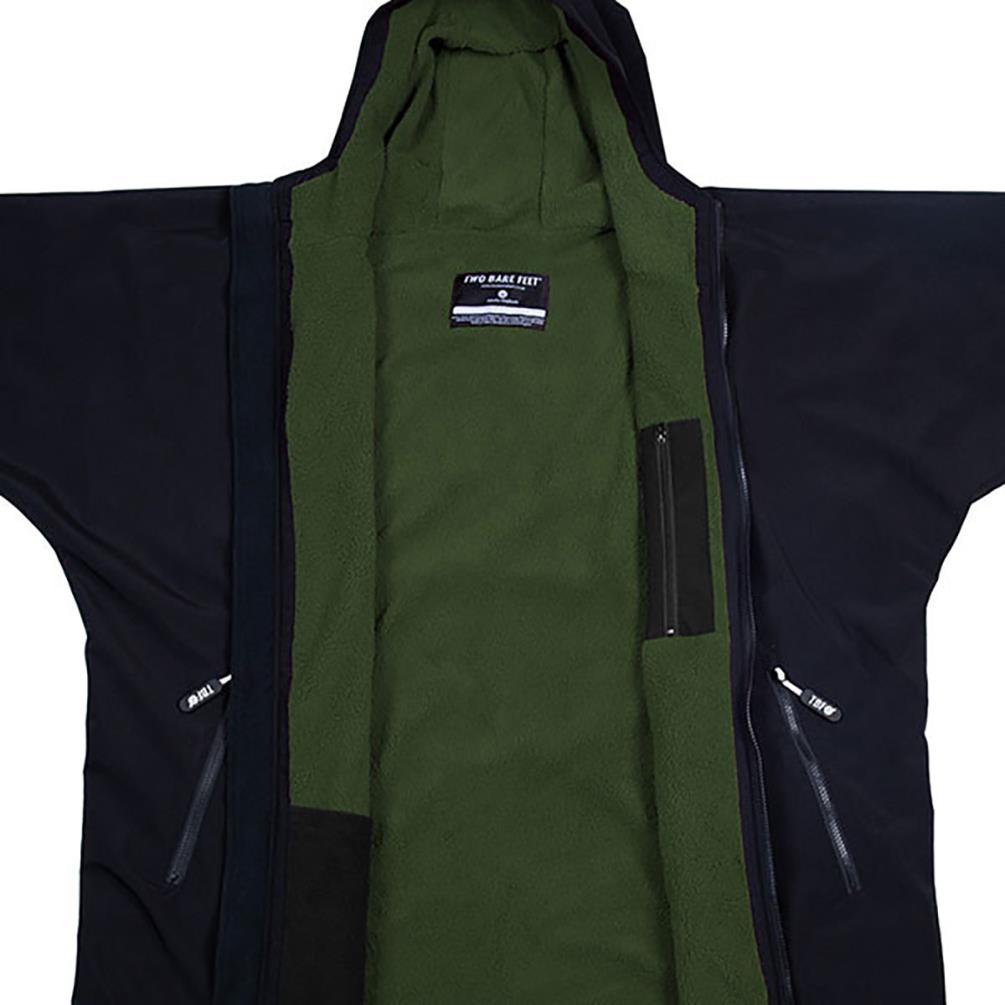Two Bare Feet Kids Weatherproof Packable Changing Robe & Travel Bag - Black / Forest Green Extra Image 2